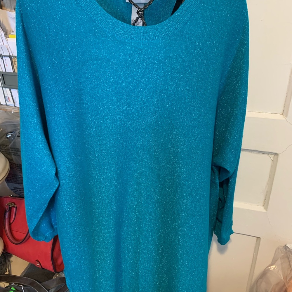 Sparkling Teal Sweater